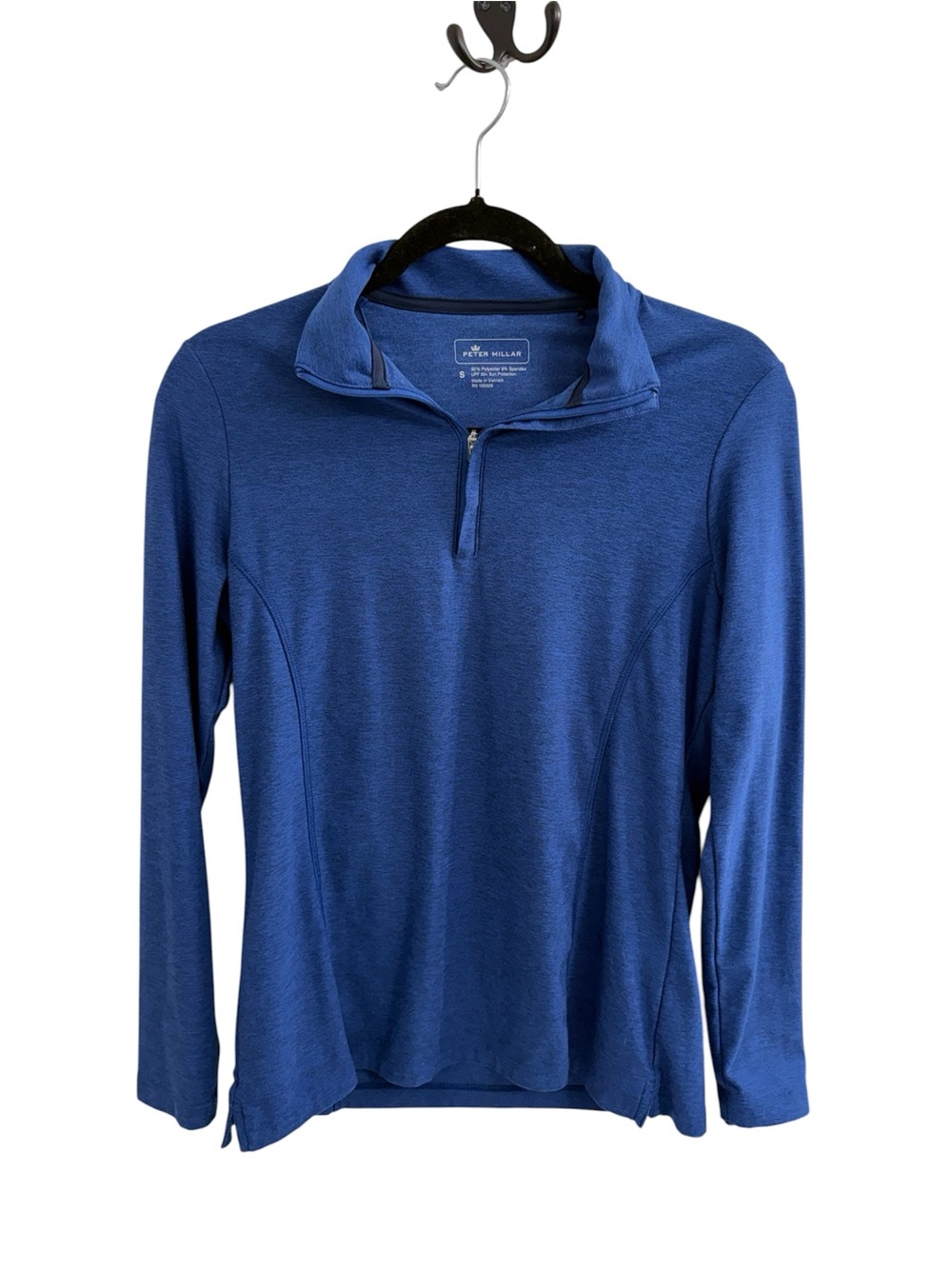 Peter Millar Royal Blue Quarter-Zip Performance Pullover Women’s Size S